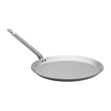 HZ609 - De Buyer Mineral B Steel Round Pancake Pan 26cm