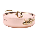 HZ625 - De Buyer Inocuivre Saute Pan with Lid Brass 24cm