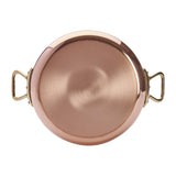 HZ625 - De Buyer Inocuivre Saute Pan with Lid Brass 24cm