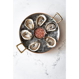 HZ636 - De Buyer Inocuivre Round Dish with Brass Handles 20cm