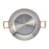 HZ636 - De Buyer Inocuivre Round Dish with Brass Handles 20cm