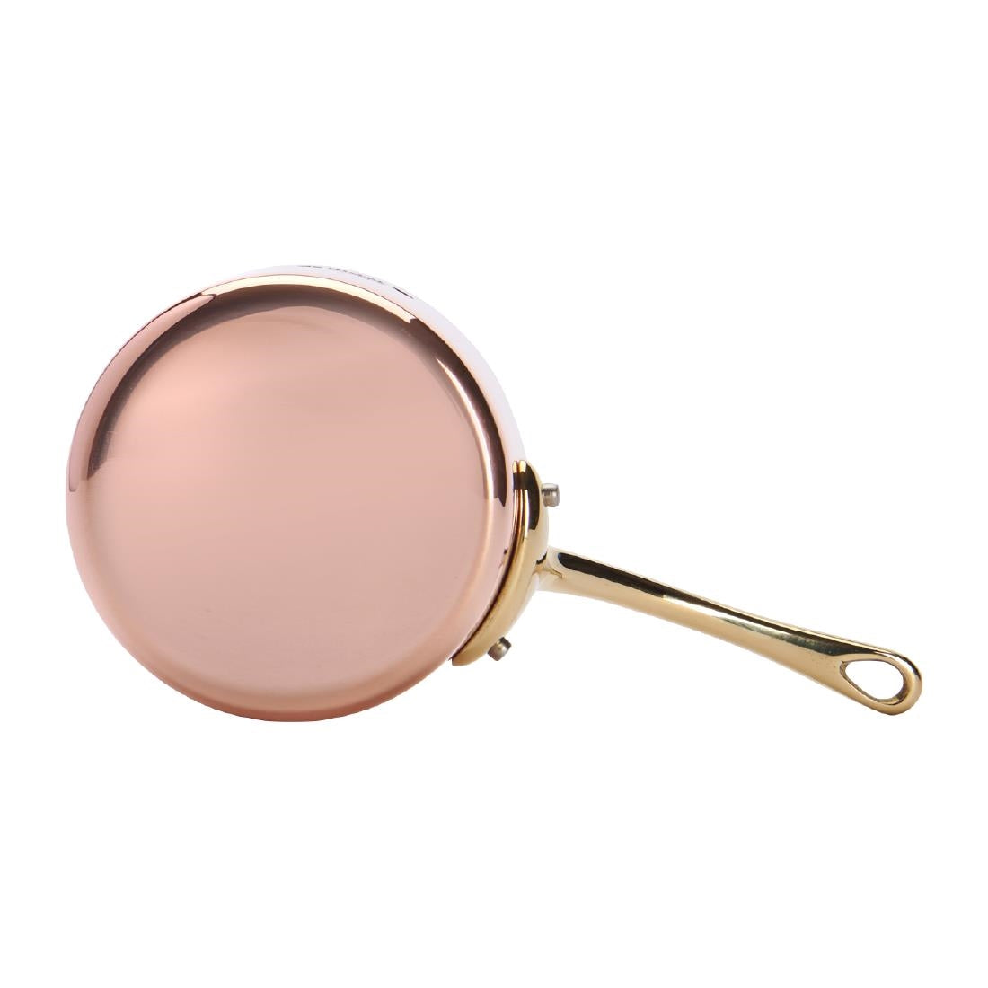 HZ643 - De Buyer Inocuivre Mini Sauce Pan with Lid Brass 9cm