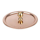 HZ644 - De Buyer Inocuivre Lid with Brass Handle 9cm
