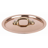 HZ646 - De Buyer Inocuivre Lid with Brass Handle 12cm