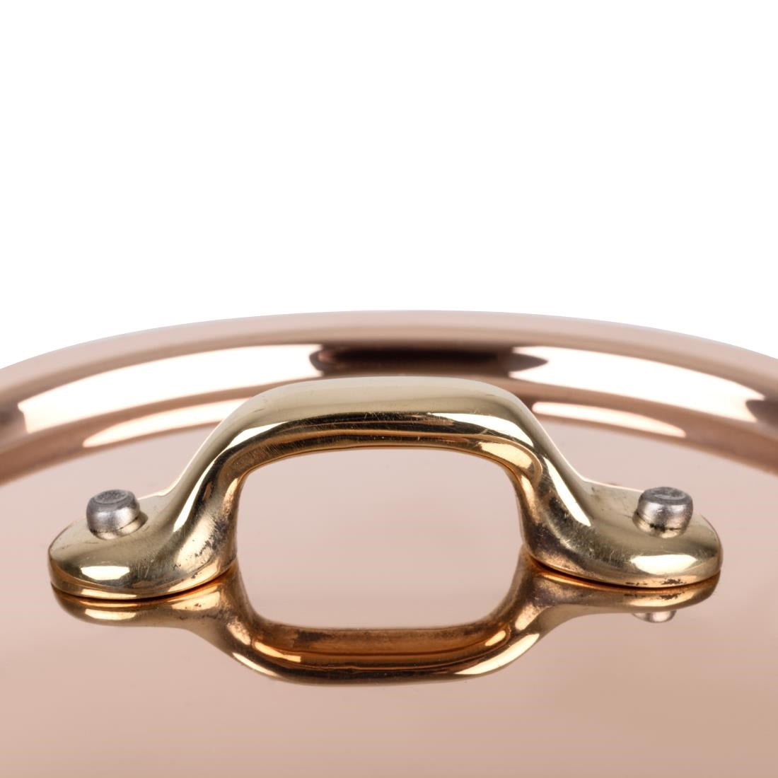 HZ646 - De Buyer Inocuivre Lid with Brass Handle 12cm