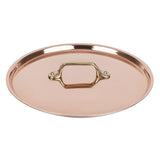 HZ651 - De Buyer Inocuivre Lid with Brass Handle 24cm