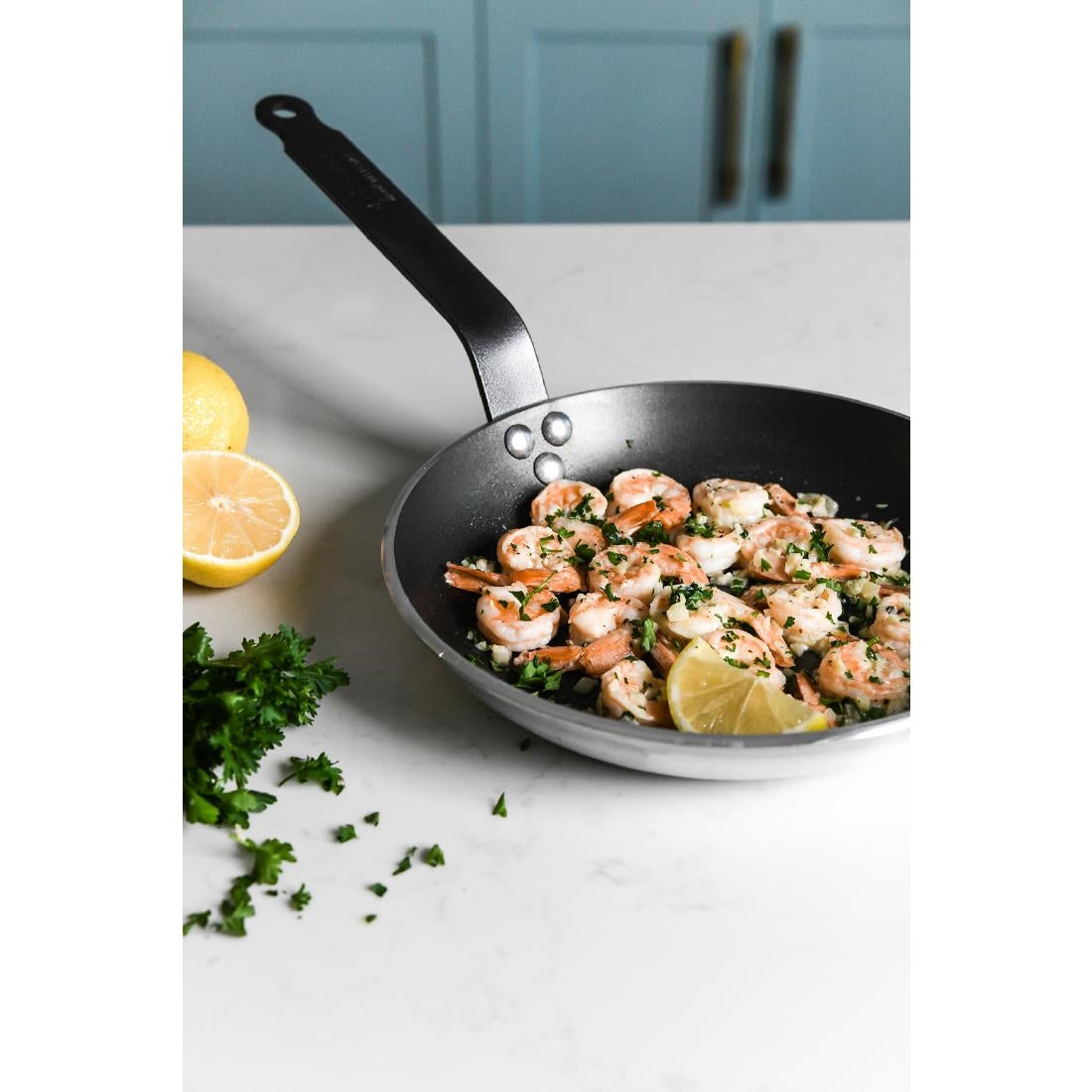HZ653 - De Buyer Non-Stick Choc Resto Induction Frypan 20cm