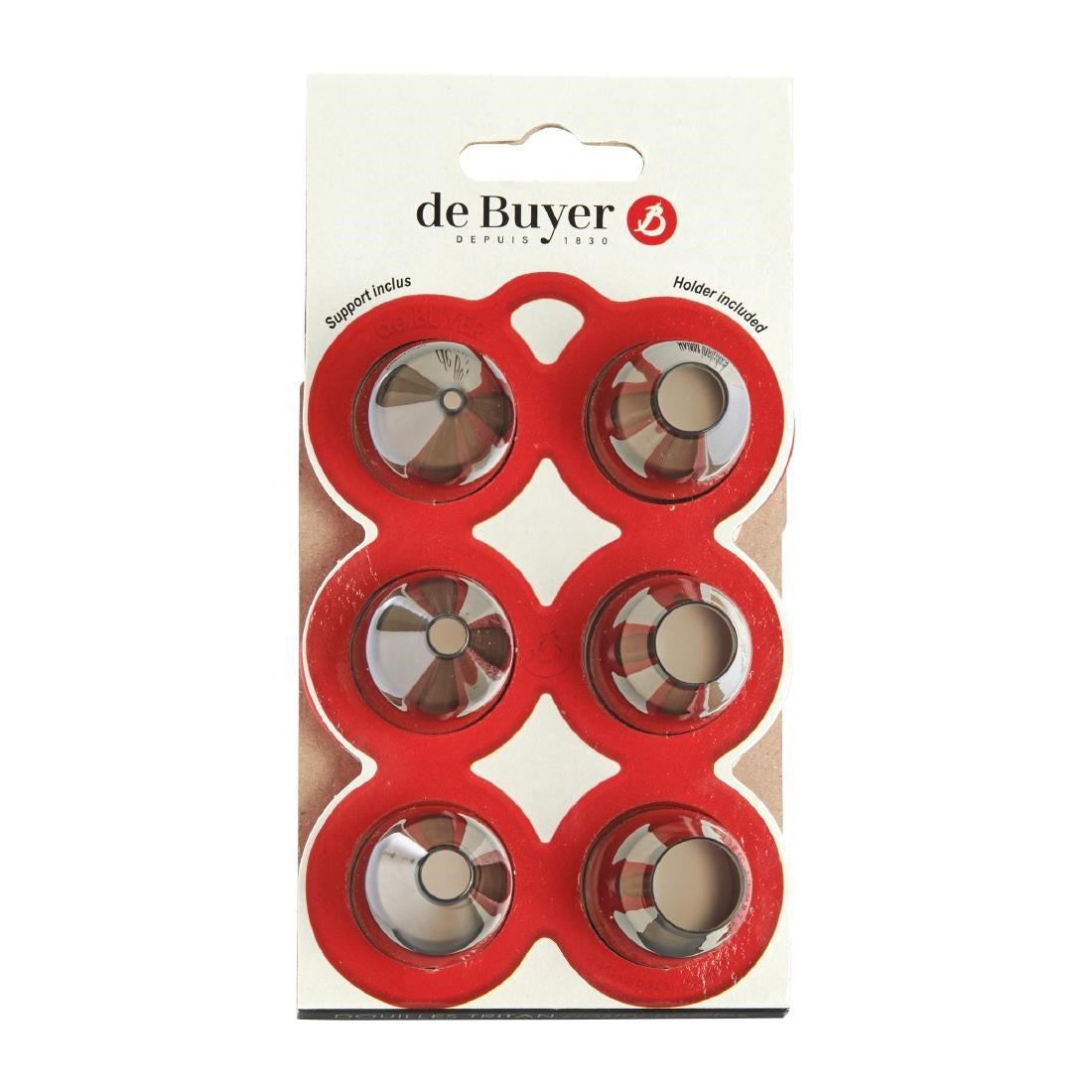 HZ658 - De Buyer Tritan Plain Nozzles (6 Pack)