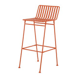 Bolero Spritz Slatted Bar Stools Vibrant Orange (2 Pack)