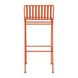 Bolero Spritz Slatted Bar Stools Vibrant Orange (2 Pack)