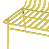 Bolero Spritz Slatted Bar Stools Limoncello Yellow (2 Pack)