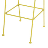 Bolero Spritz Slatted Bar Stools Limoncello Yellow (2 Pack)