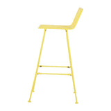 Bolero Spritz Slatted Bar Stools Limoncello Yellow (2 Pack)