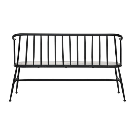 Bolero Alma Curved Back Slatted Bench