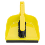 HZ842 Jantex Dustpan & Brush Set - Yellow