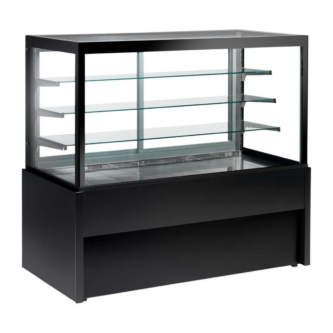 HZ873-120 Zoin Kristall Heated Merchandiser Black 1200mm