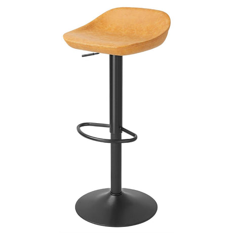 HZ894 Bolero Enzo Camel PU Bar Stool (Set 2)
