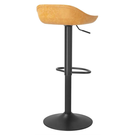 HZ894 Bolero Enzo Camel PU Bar Stool (Set 2)