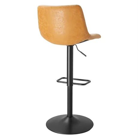 HZ895 Bolero Diego Vintage Camel PU Adjustable Bar Chair (Set 2)