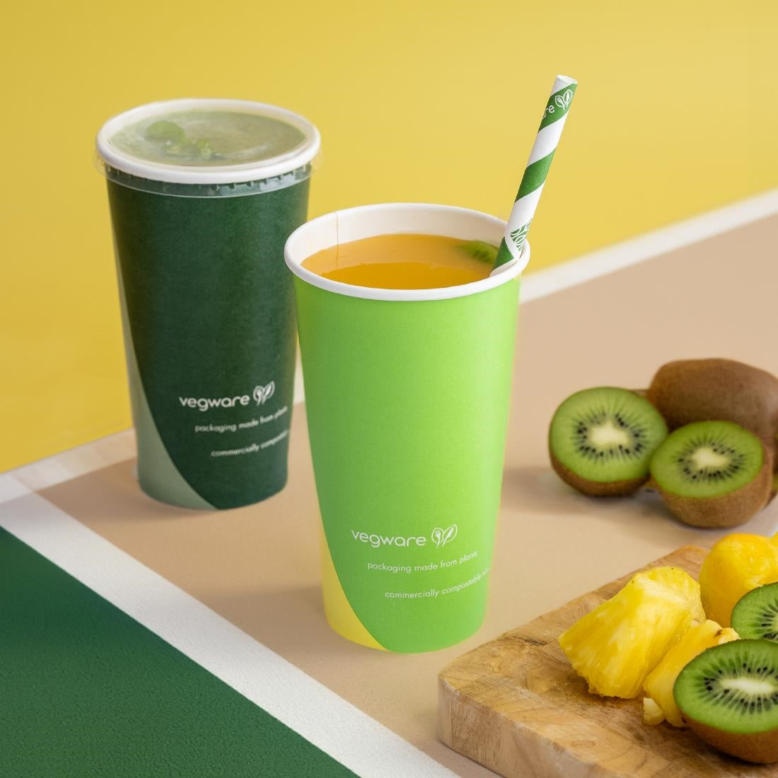 HZ942 Vegware Paper Cold Cups 89-Series 20oz/500ml (1000 Pack)