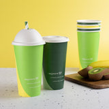 HZ943 Vegware Nourish Moulded Fibre Cold Cup Dome Lids with Hole 89-Series (1000 Pack)