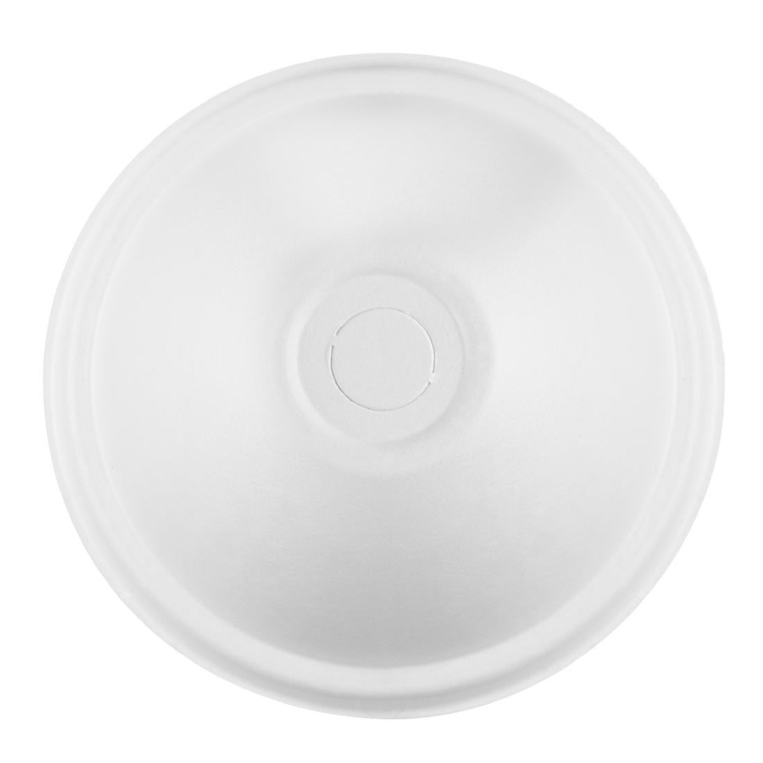 HZ943 Vegware Nourish Moulded Fibre Cold Cup Dome Lids with Hole 89-Series (1000 Pack)