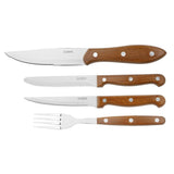 HZ971 Olympia Steak Forks PP Wood Effect Handle (Box 12)