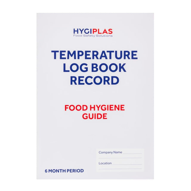 Temperature Log Book