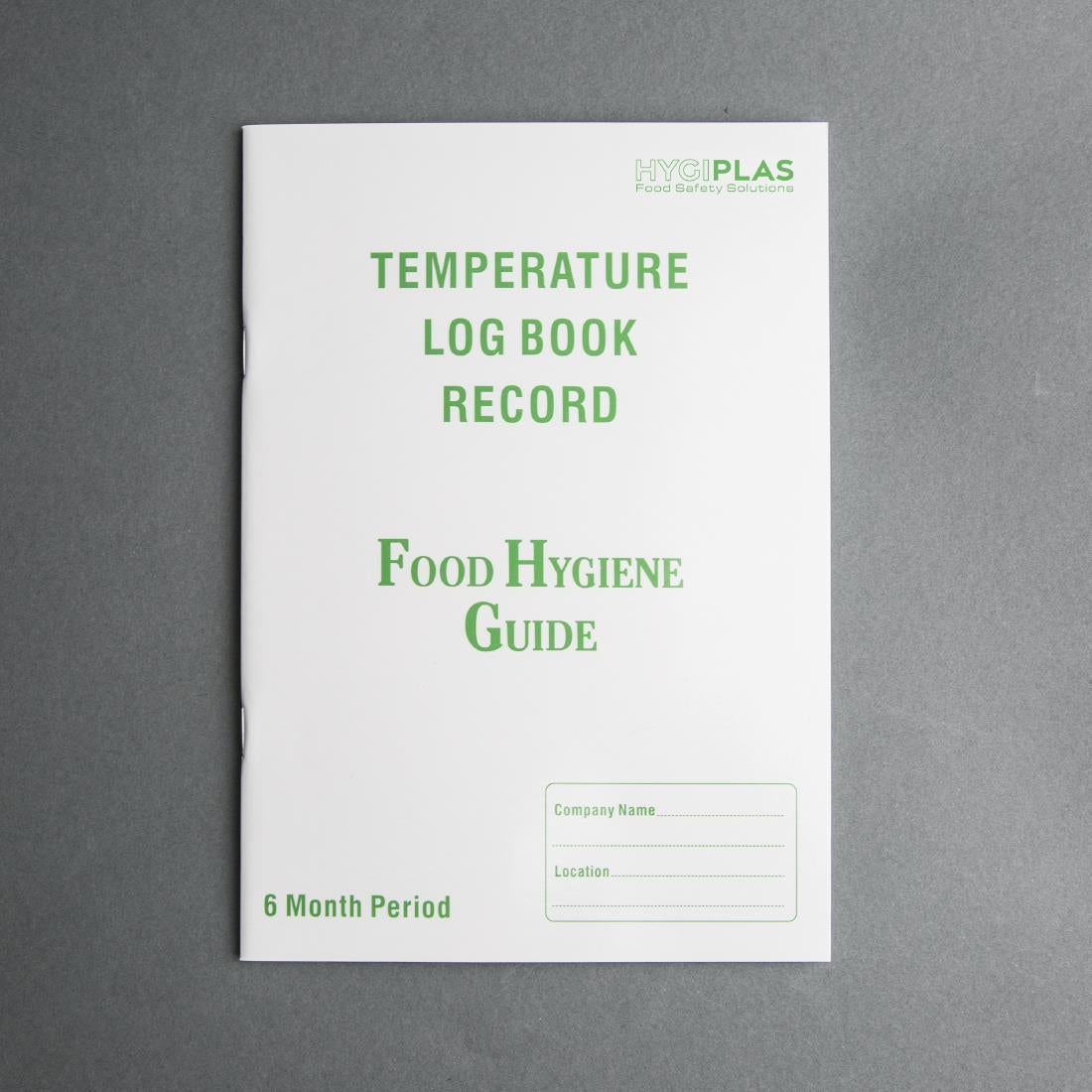 J201 Temperature Log Book