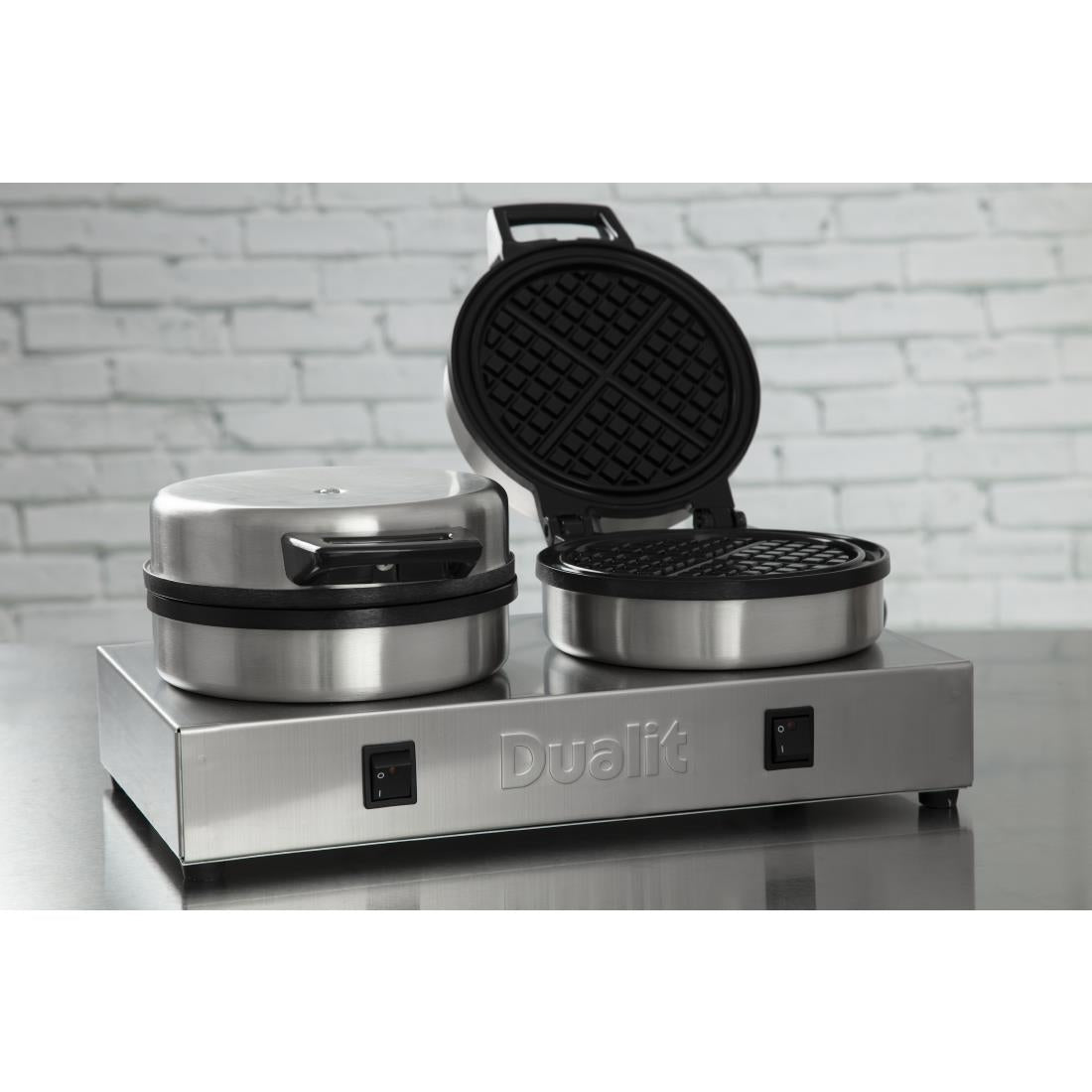 J449 Dualit Double Waffle Iron 74002