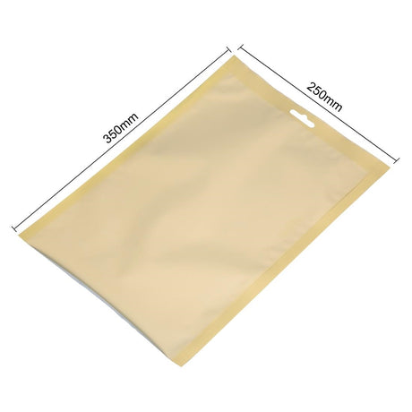 JA026 Vogue Gold Flat Vacuum Pouches 250x350mm (Pack 100)