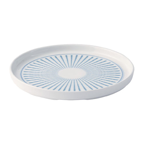 JA051 - Churchill Era Blue Walled Plates 210mm (6 Pack)