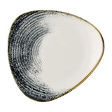 JA067 - Churchill Homespun Accents Black Lotus Plates 245mm (12 Pack) - JD Catering Equipments Ltd