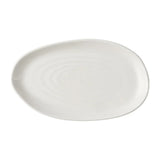 JA070 - Churchill Envisage Natural White Organic Oblong Plates 220x130mm (6 Pack) - JD Catering Equipments Ltd