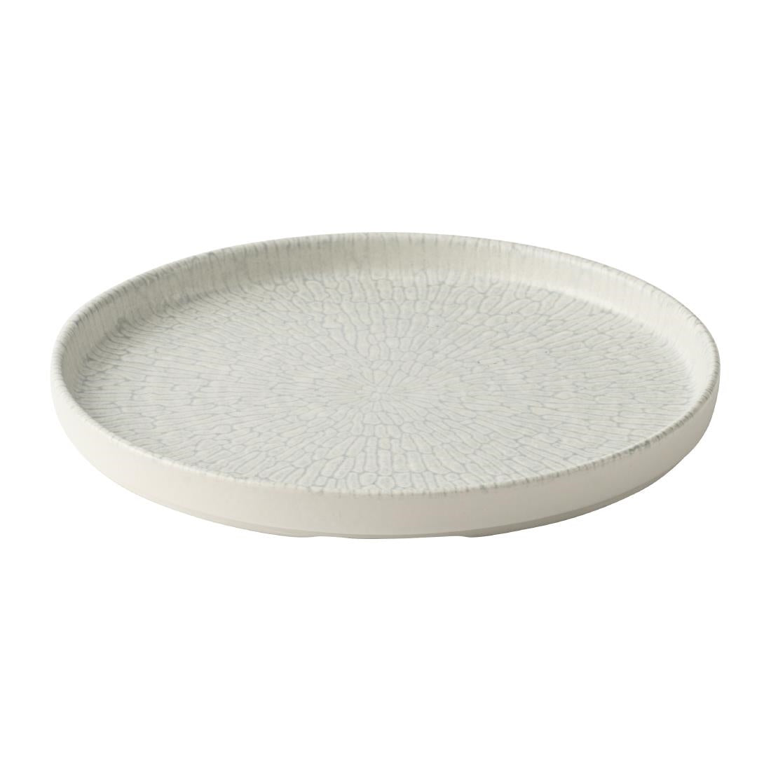 JA084 - Churchill Delta Grey Walled Plates 157mm (6 Pack)