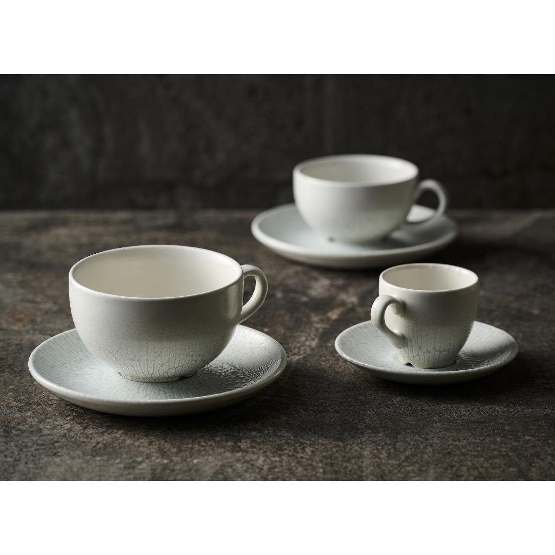 JA089 - Churchilll Delta Grey Espresso Cups 100ml/3.5oz (12 Pack)