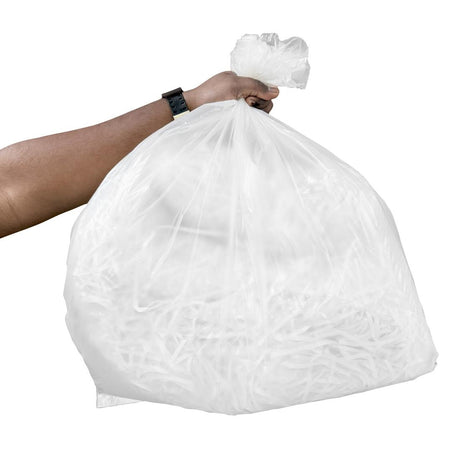 JA176 Jantex Heavy Duty Bin Bag Clear - 45ltr (Pack 100)