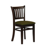 JA204 - Turin Dining Tables with 4 Manhattan Chairs in Dark Walnut with Shetland Forest