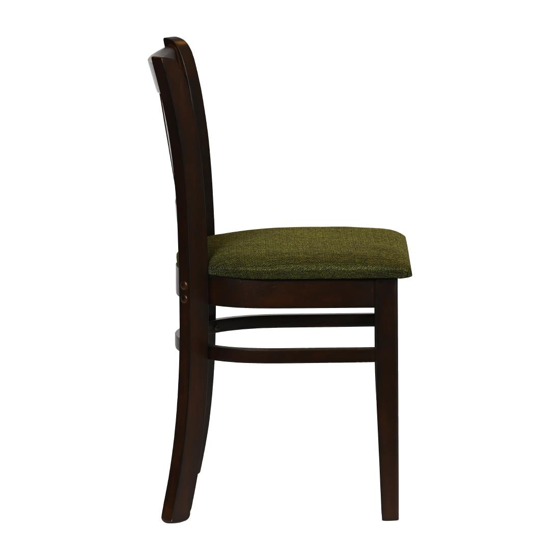 JA204 - Turin Dining Tables with 4 Manhattan Chairs in Dark Walnut with Shetland Forest