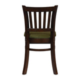 JA204 - Turin Dining Tables with 4 Manhattan Chairs in Dark Walnut with Shetland Forest