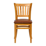 JA209 - Turin Dining Tables with 4 Manhattan Chairs in Soft Oak with Bison Tan