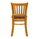 JA209 - Turin Dining Tables with 4 Manhattan Chairs in Soft Oak with Bison Tan