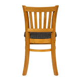 JA213 - Turin Dining Table with 4 Manhattan Chairs in Soft Oak with Shetland Smoke