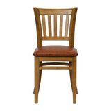 JA217 - Turin Dining Table with 4 Manhattan Dining Chairs in Weathered Oak with Bison Tan