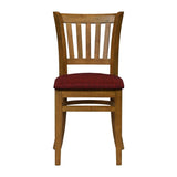 JA222 - Turin Dining Table with 4 Manhattan Chairs in Weathered Oak with Shetland Scarlett