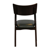 JA242 Chelsea Dining Chairs in Dark Walnut with Bison Cedar Seats (6 Pack)