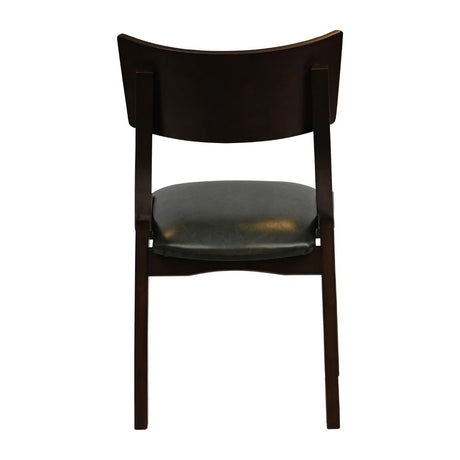 JA242 Chelsea Dining Chairs in Dark Walnut with Bison Cedar Seats (6 Pack)