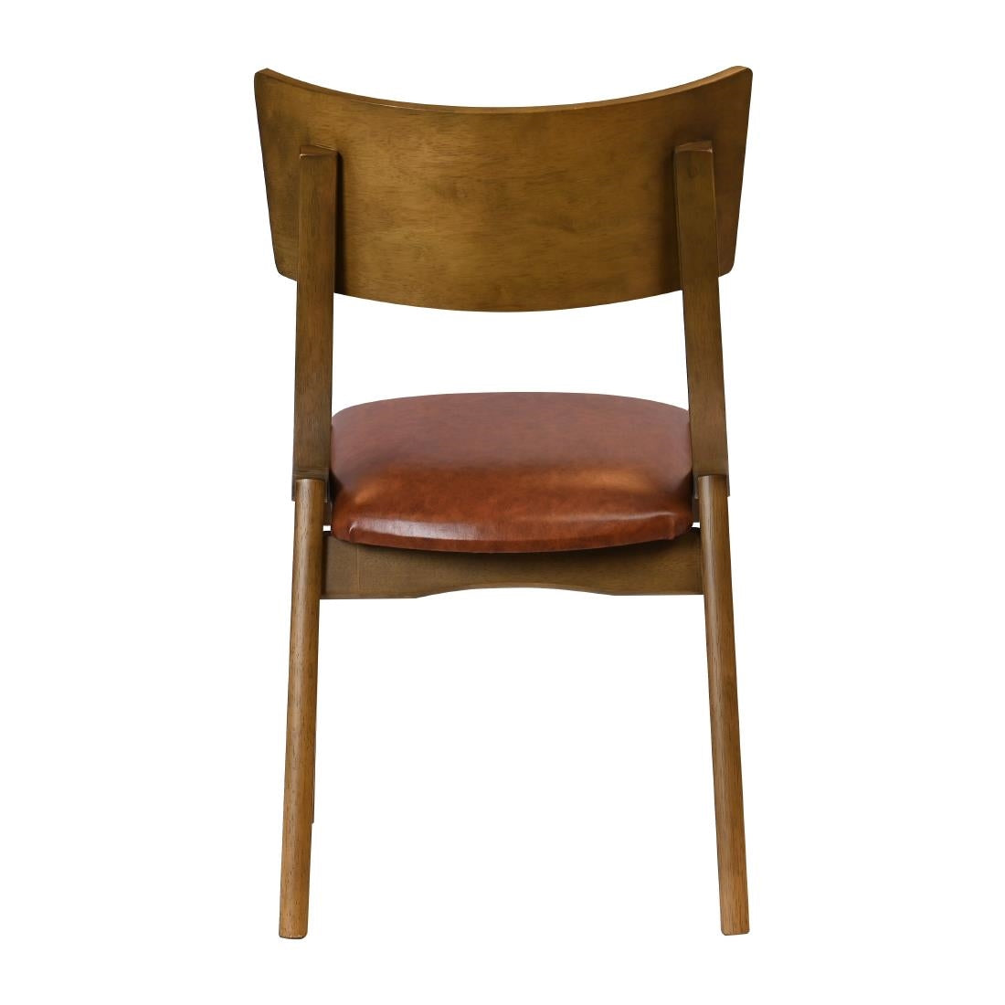 JA249 Chelsea Dining Chairs in Weathered Oak with Bison Tan Seats (6 Pack)