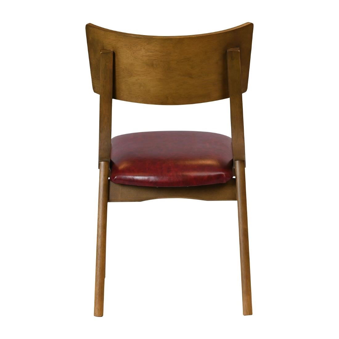 JA251 Chelsea Dining Chairs in Weathered Oak with Bison Bordeaux Seats (6 Pack)