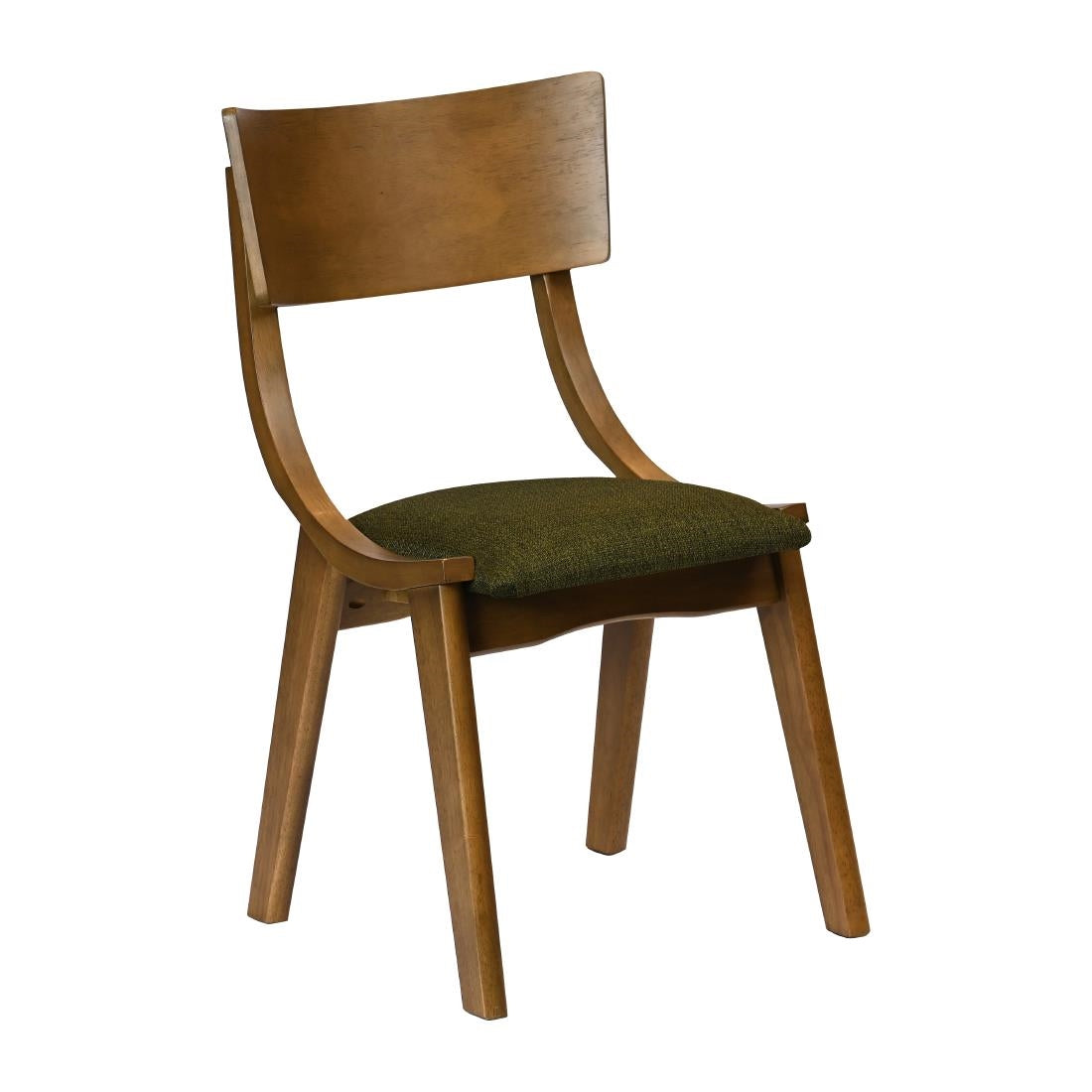 JA252 Chelsea Dining Chairs in Weathered Oak with Shetland Forest Seats (6 Pack)
